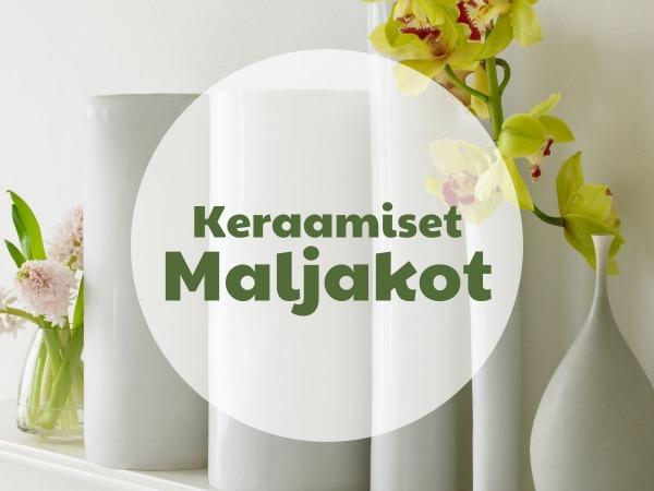 Kukka-Mökki Klaukkala oy - Maljakot - Kimppuun sopiva maljakko